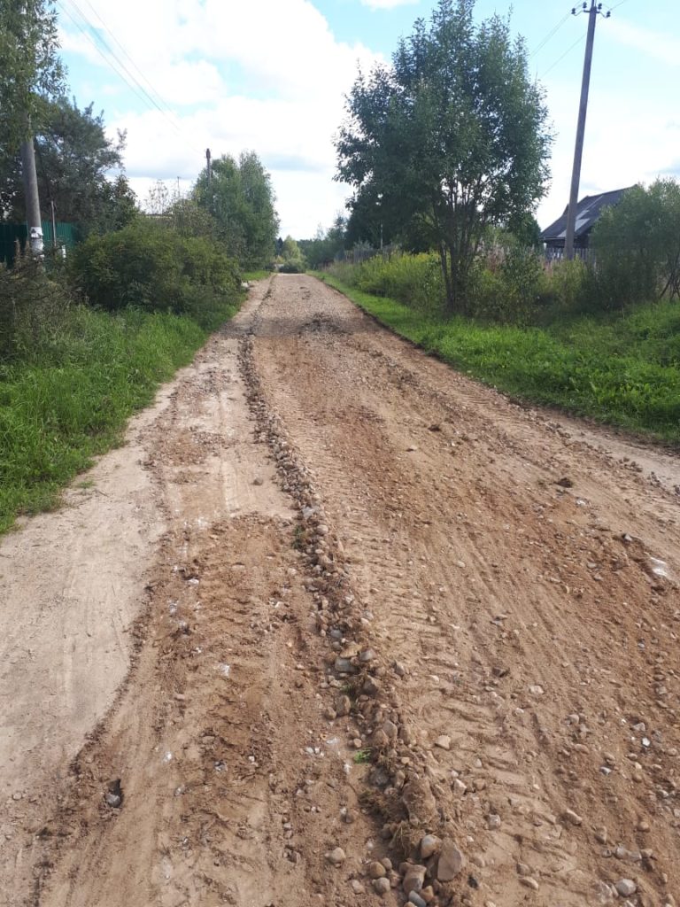 Ремонт дороги в СНТ "Софьино"